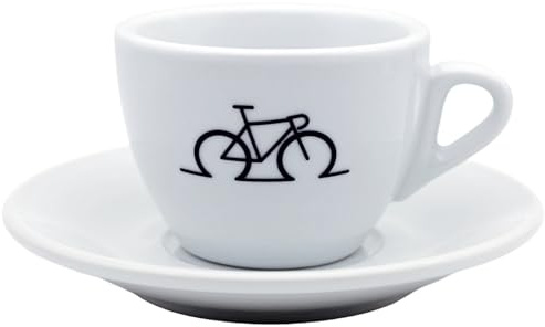 CYCLEBEAN Cappuccino-Tasse Bicycle Fahrrad 145 ml - Geschenk für Radfahrer