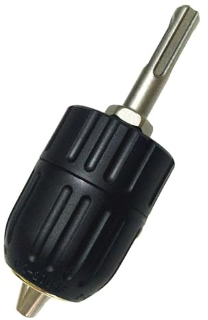 Adattatore per mandrino autoserrante SDS Plus a 1/2-20 UNF, campo di serraggio a 3 griffe da 2-13 mm con bloccaggio brevettato per martelli perforatori da 1050 W+, struttura HSS