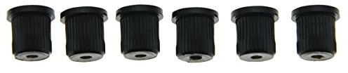 Dopro Tele Gitarre Saitendurchführungshülsen schwarz 5/16 String Ferrules für American Standard Telecaster