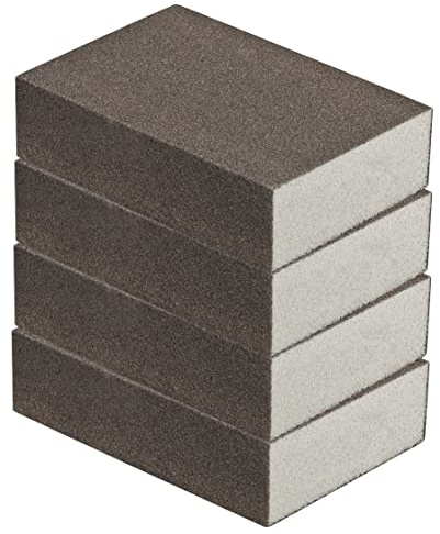 Schleifschwamm 4er Set robuste Körnung K60-220 DIY Handschleifer für viele Materialien geeignet hochwertiger Handschleifklotz Schleifklotz Schleifblock
