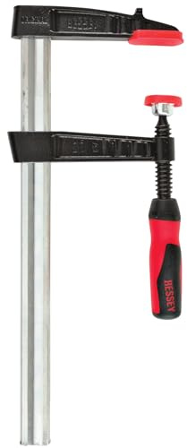 BESSEY TG4.016+2K Klemme, Holzbearbeitung, F-Stil, 2K-Griff, austauschbare Pads, 10,2 cm. x 40,6 cm, 399,2 kg