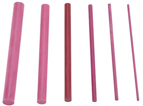 Professional Ruby Whetstone, 6 PCS 30000# Grit Polishing Oil Stone Sharpener Sharpening Stone Whetstone Tool Set
