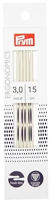 Prym 194152 Strumpfstricknadeln Ergonomics 15 cm 3,00 mm
