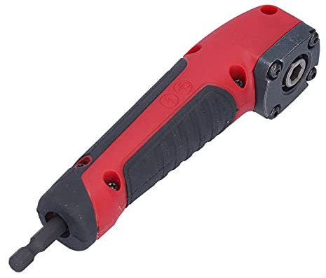 Winkelgetriebe, Impact Winkelvorsatz, akkuschrauber winkelaufsatz, 90°-Grifffutter Adapter für Winkelbohrer 15cm Eckgerät Schraubendreher Bohreradapter