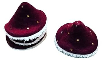 Lot de 4pare pipi écologique en tissu double gaze LIE DE VIN et pois doré/cone à pipi/et réutilisables,naissance cadeaux bébé, fait main et fabrication française