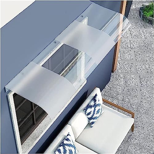 TsoLAY HSF Gartenüberdachung, Überdachung, Fenster, Regenschutz, for Gartendach, Terrasse, Veranda, Markise, leicht zu reinigen Vordach für Haustür (Color : Half-Frosted, Size : 40x60cm)