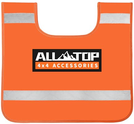 ALL-TOP Winch Damper, Winch Cable Damper for Safety Recovery absorb Break Energy when Cable or Rope break - High Visibility Reflective Strip, Orange