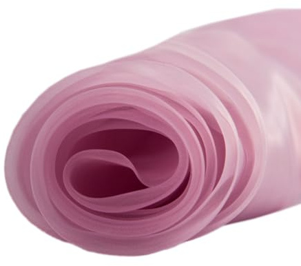 3 m di tessuto in organza al metro, tessuto trasparente in organza a nastro per decorazioni, tulle delicato e fine, trasparente, per cucito, fai da te, abbigliamento fatto a mano, decorazioni per