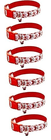 Housoutil 6 Pièces cruche en céramique Chien et Chat Collier Chat Nylon Collier Ajustable de Chien pour Animaux de Compagnie Les s et Les s Accessoires Laisses