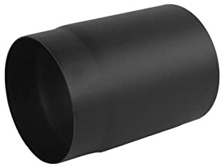 DN 180 mm Schwarz Rohr 250 mm | Ofenrohr Rauchrohr Kaminrohr Stahlrohr Rosette Wandfutter Bogen T-Stück