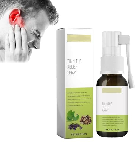 Brianelle Auridrip Spray anti-acouphènes Medilisk pour soulager les acouphènes, soulagement des acouphènes pour oreilles qui sonnent, inhalateur d'acouphènes Echo Ease (1 pièce)