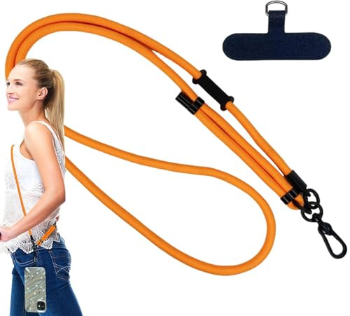 Cordino per telefono cellulare, Cinghia di sicurezza regolabile per telefono, cordino per telefono cellulare, Pratica cinghia a catena per telefono, cordino per smartphone, cordino per smartphone,