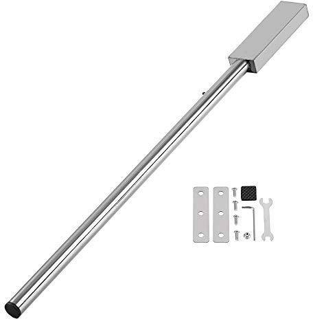 Wakects in Acciaio Inossidabile 91 Cm Barra di Montaggio del Motore da Pesca in Kayak con Accessorio Hardware per i Tuoi Accessori in Kayak