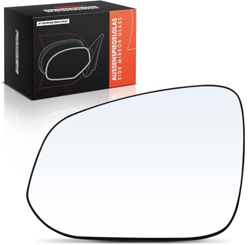 Frankberg Vetro per Specchio auto esterno Sinistra Lato conducente Convesso Compatibile con RA.V 4 IV A4 Replace# 87961-42B80