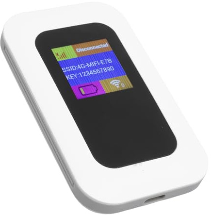 POENVFPO Router Wi-Fi Portatile, Hotspot Wi-Fi Mobile Tascabile Ad Alta velocità 4G 5G da 300 Mbps per Viaggi e Campeggio