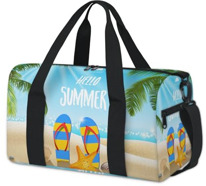 Strandtasche, Sommer, Sport, Seesack, Strand, Wochenende, Übernachtung, Reisetasche, Reisetasche, für Kinder, Mädchen, Jungen, Damen, Herren