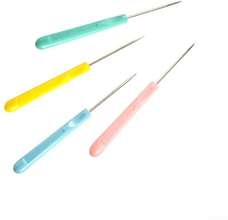DIY Scrapbooking Die Release Tool, Awl for Precision Cutting of Paper Templates (Yellow)
