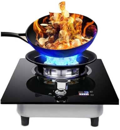 Féchoir À Gaz De 41 Cm, 5,2 KW Trump De Cuisson À Gaz 1 Braveur, Cuisinière De Comptoir De Cuisine, Minuterie Indépendante Des Deux Côtés, Avec Protection Flameout(NG)