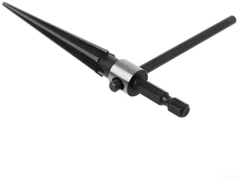 Jonikuper 3-13mm T Handle Hand Reamer with 6 Flute Beveling Cutting for Woodworking and Bridge Pin Holes in Carbon Steel Industrial Tool