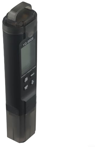 5 in 1 Water Quality Pen with PH, for, Salt & Meter for Drinking Water, Hydroponics, Aquariums, Pools - Digital W
