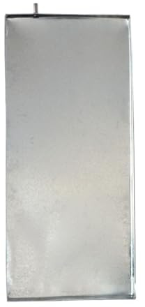 Kondensatwanne for Klimaanlagen, 1 5P Edelstahl, verzinkt, geschweißt, Wasserwanne for Außengeräte, kompatibel mit HLK-Systemen, Gebläsekonvektoren(2P Stainless Steel D)