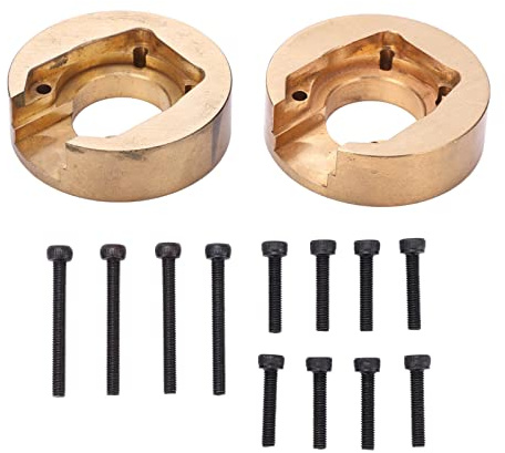 1 paire de contrepoids interne de jante de roue de contrepoids en laiton pour Absima Sherpa 1/10 pièces de mise à niveau de voiture d'escalade