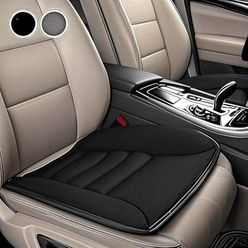 Big Ant Sitzkissen Auto TÜV-geprüfte Orthopädisches Autositzkissen Fahrersitz - Memory Foam Sitzauflage EXTRA DÜNN & ATMUNGSAKTIV Keilkissen Auto, Bürostuhl, PC-Stuhl - rutschfest, 50x40cm (1 Stück)