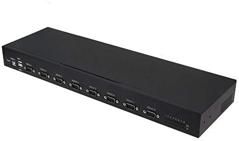RealPower 284513 19 Zoll Verteilereinbaueinheit 1 HE Schwarz
