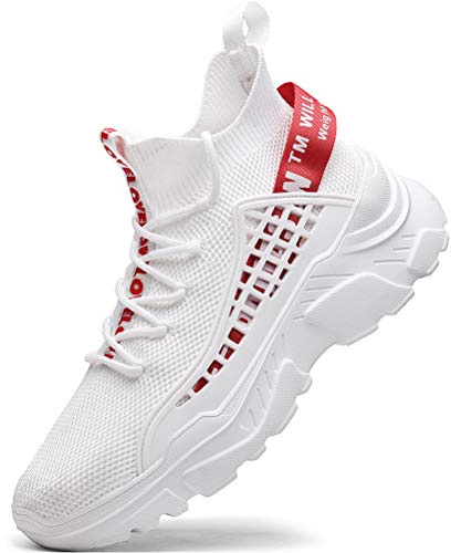 FUSHITON Turnschuhe Herren Sportschuhe Laufschuhe Joggingschuhe Sneakers Freizeit Schuhe Outdoor Straßen Traillauf Fitnessschuhe