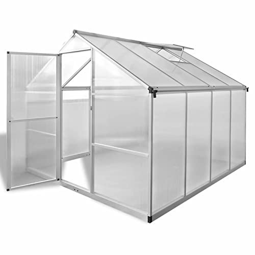 Chenshu Invernadero, Invernaderos Huerto, Invernaderos Jardin, Invernaderos Terraza, Huerto Urbano, de Aluminio Reforzado con Marco Base 6,05 m²
