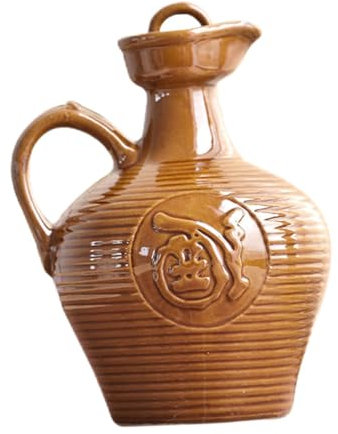 Alipis Portable Ceramic Wine Kettle High-Grade Delicate Design with Handle Multi-Function Wine Pot Portable Container for Office and Desktop Use