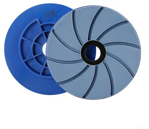 Disco abrasivo diamantato in resina diamantata per smerigliatura, 15 cm, per pavimenti in cemento, pietra, granito, uso a umido, grana 50-3000, diametro 150 mm, grana 50