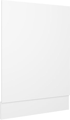 Mhdvray Mascherina per lavastoviglie Lione, colore bianco, 45 x 3 x 67 cm, materiale in legno, design moderno e durevole, protezione frontale per angolo cottura, mobili da cucina, sostituisce