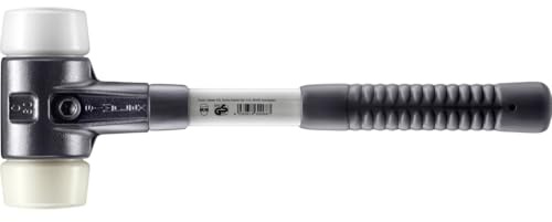 SIMPLEX-Schonhammer, Superplastik/Nylon; mit verstärktem Tempergussgehäuse und Fiberglasstiel | D=60 mm | 3778.060