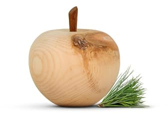 Zirbenapfel 7cm - Verschluss aus Zirbenholz für diverse Wasserkaraffen