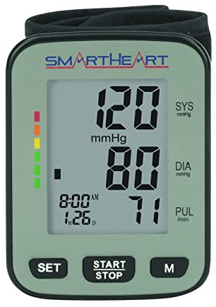 Smartheart Adult Cuff Arm Home Automatic Digital Blood Pressure Monitor Without Tube Black 1 Each