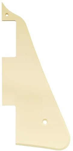 Musiclily Pro Kunststoff Gitarren-Schlagbrett Pickguard für 2006-Present Modern Style Epiphone Les Paul, 1 lagig Crème