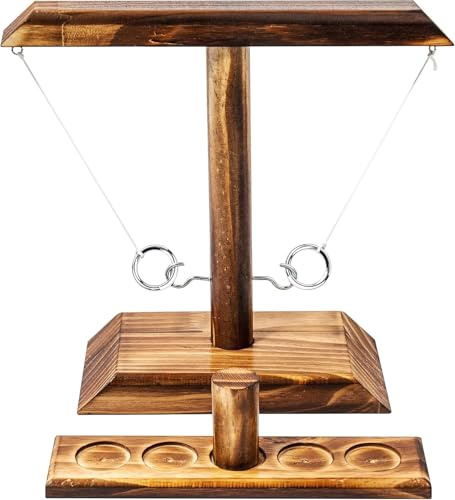 Ring Toss Game Hooks Ring Toss Spiel Hook und Shot Battle Game Haken Party Ringwurf Kampfspiele Ringe Haken Spiel