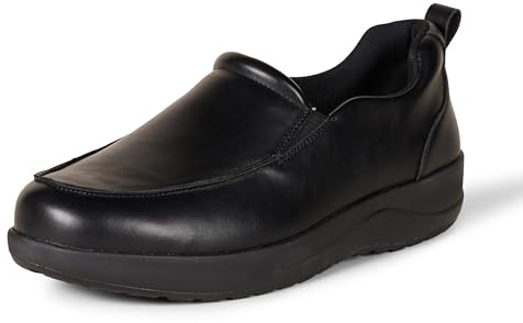 Amazon Essentials Zapato de Servicio Cómodo Hombre, Negro, 39 EU