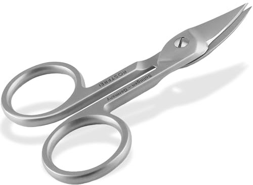 Premium Fußnagelschere aus Solingen für Extra Dicke und Starke Fußnägel Pediküre Nagelschere mit gebogener Schnittfläche und einseitiger Mikroverzahnung für die Fußpflege aus Rostfreiem Edelstahl