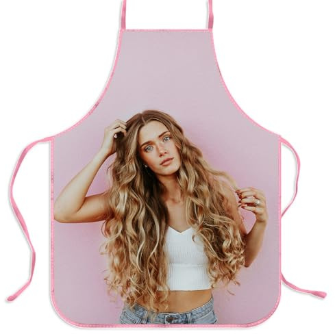 Wanapix| Kochschürze Personalisiert mit Foto und Text | Grillschürze | Küchen Schürze | Personalisieren Sie 100% der Oberfläche