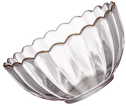 Milisten Dessertschalen 4er-set Glas Salatschüssel Deckel Mousse Tasse Trifle Schale Obst Servierschalen
