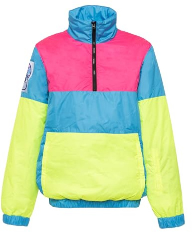 FunkyAlps - Giacca da sci Ice - Giacca da sci retrò unisex - Antivento e impermeabile - Perfetta per l’après-ski - Disponibile nelle taglie dalla S alla XXL