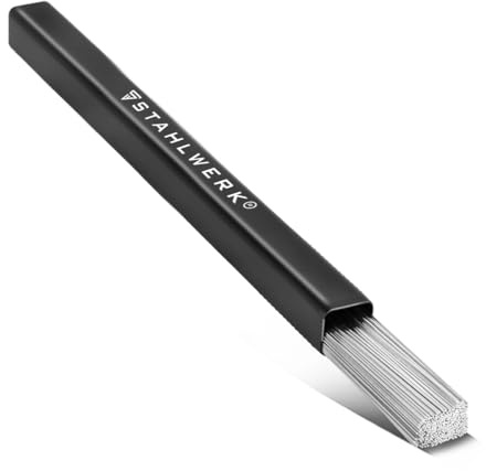 STAHLWERK WIG-Stäbe Aluminium ER4043Si5 Ø 1,6 x 500 mm, 1 kg Schweißzusatz | Korrosionsbeständig und universell einsetzbar zum Schweißen von Aluminium und Aluminium Gus, inklusive Aufbewahrungsbox