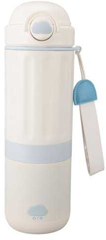 Bouteille d'eau électrique de Voyage, Chauffage Rapide, Batterie 13500mah, Bouilloire électrique Portable de 500ml, Rechargeable pour la Maison et la Voiture