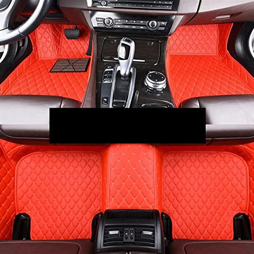 NYSQOFMB Automatten Für Kia Für Sorento 2018 2017 2016 2015 2014 (5 Sitze) Auto Fußmatten Teppich wasserdichte Dekoration Schützen Teppiche(LHD 3pcs red)