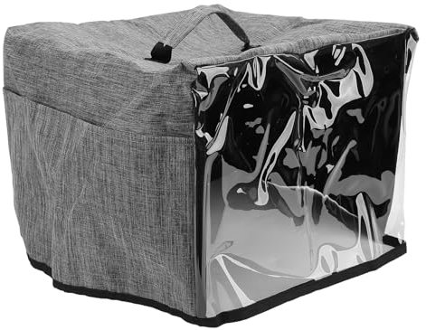 Cubierta para Tostadora con Base, Cubierta para Electrodomésticos, Tela Oxford Impermeable, Cubierta Antipolvo para Electrodomésticos Pequeños con Panel Frontal Transparente,