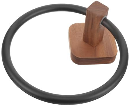 Holibanna Nessun Portasciugamani Stand Rustico Portasciugamani Per Bagno Asciugamano Montato Cucina Appendiabiti Da Bagno Annata Piccolo Asciugatura Organizzatore Porta Strofinacci Di Legno