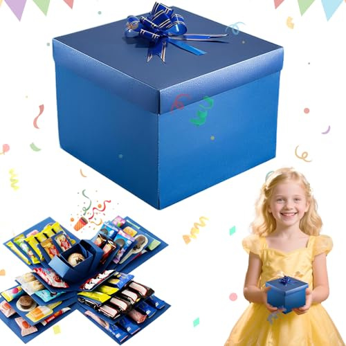 Mystery Box, überraschungsbox, Explosionsbox, Geschenkbox Geburtstag, Explosionsbox Geburtstag, Pop up Box, Surprise Box, Geschenkbox Frauen, Für Frauen, Männer, Kinder, Besondere Tage Usw