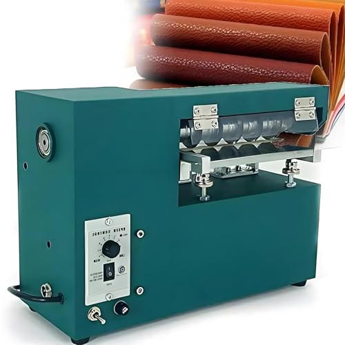 LYAYYDS Coupe-Bande de Cuir, 1 400 TR/Min, Largeur réglable de 0 à 80 mm, Manche de 90 mm – Machine à parer Le Cuir Professionnelle pour Chaussures et Sacs, Manche de 90 mm Single